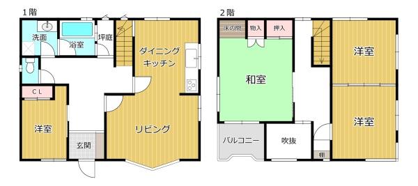 八尾市恩智北町4丁目の中古一戸建