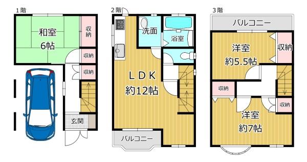 大阪市平野区長吉長原４丁目の中古一戸建