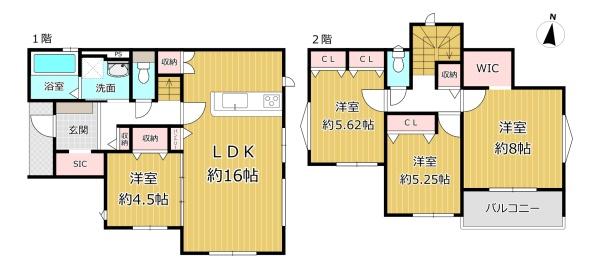 柏原市田辺１丁目の新築一戸建