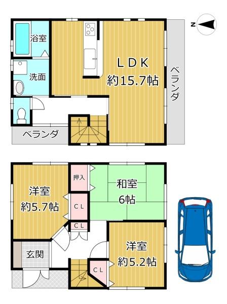 八尾市小畑町１丁目の中古一戸建