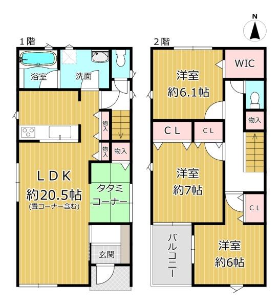 八尾市田井中２丁目の新築一戸建