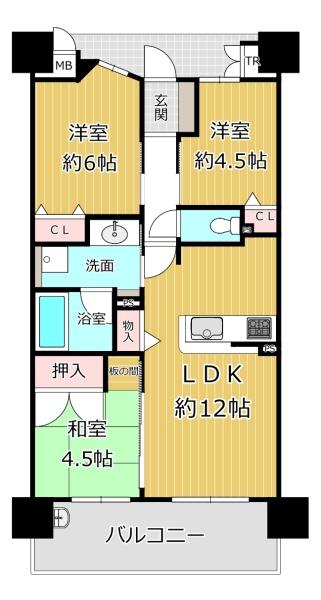 コスモシティ平野出戸駅前