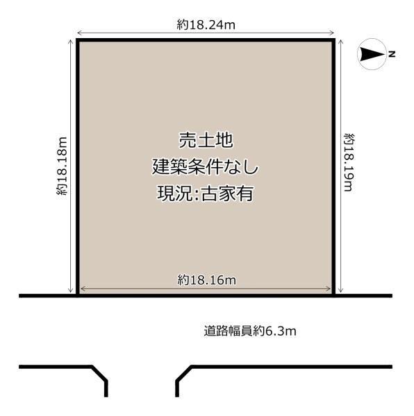 八尾市山本町４丁目の土地
