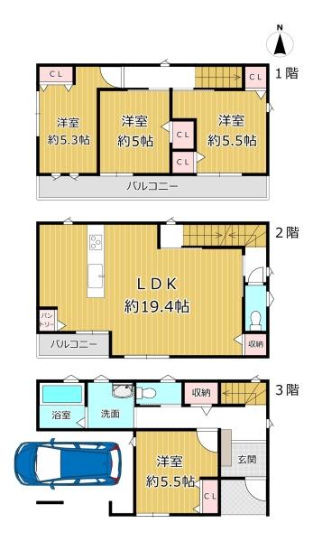 大阪市平野区平野本町４丁目の中古一戸建