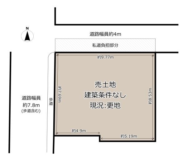 八尾市荘内町１丁目の土地