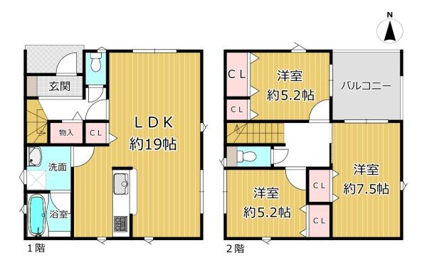 八尾市福万寺町４丁目の新築一戸建