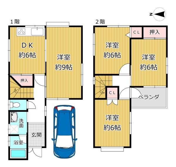 八尾市田井中３丁目の中古一戸建て