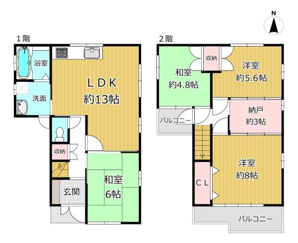 八尾市宮町４丁目の中古一戸建て