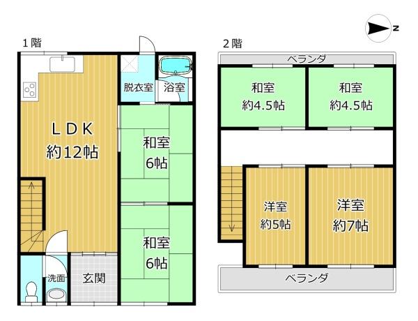 八尾市楠根町２丁目の中古一戸建て