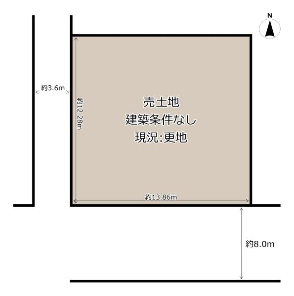 八尾市久宝寺３丁目の売土地