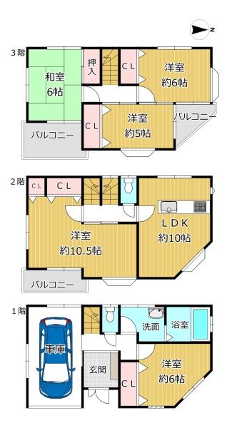 大阪市平野区長吉長原３丁目の中古一戸建