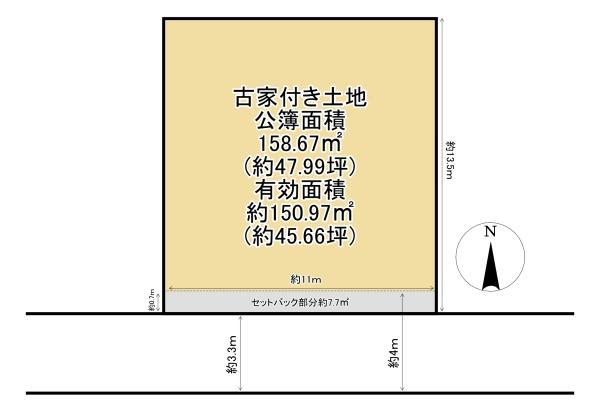 八尾市木の本１丁目の売土地