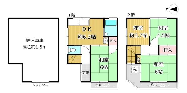 大阪市平野区長吉出戸３丁目の中古一戸建