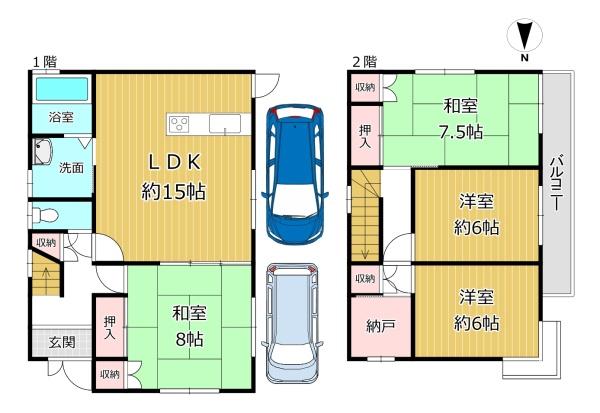 八尾市太田6丁目の中古一戸建