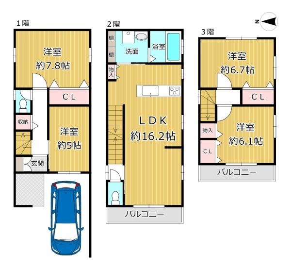 大阪市平野区瓜破西３丁目の中古一戸建て