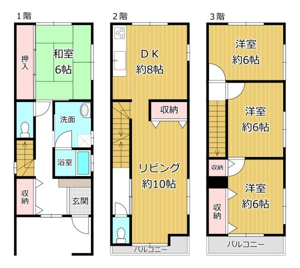 大阪市平野区加美東２丁目の中古一戸建