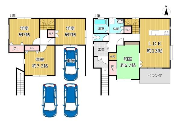 堺市東区石原町４丁の中古一戸建て