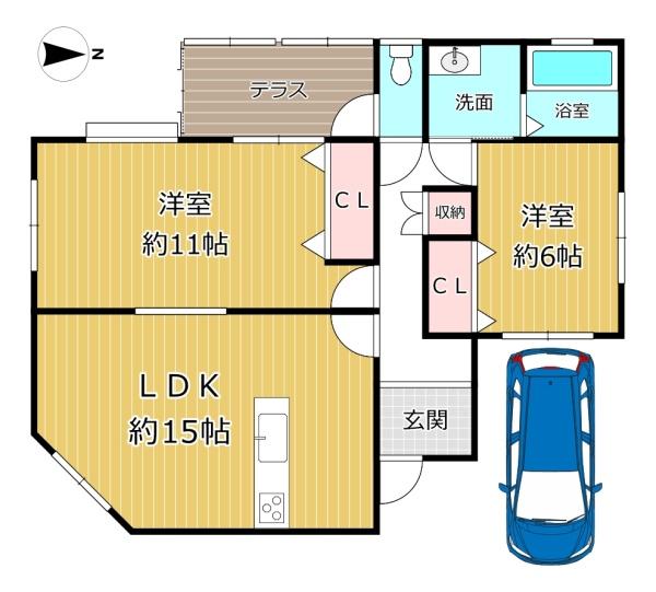 八尾市西弓削２丁目の中古一戸建
