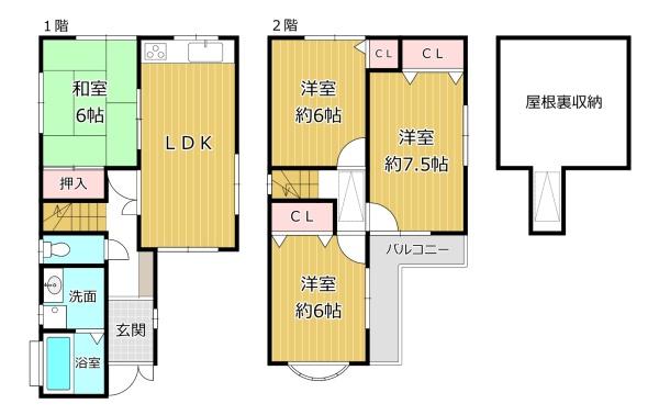 八尾市小畑町２丁目の中古一戸建