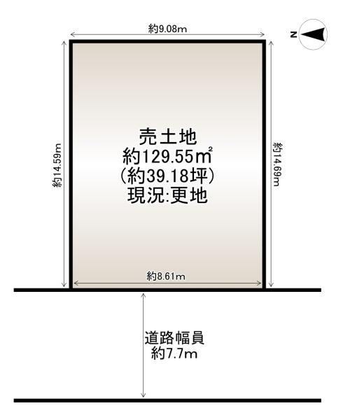 八尾市山本町北６丁目の売土地