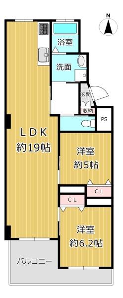 長吉コーポ２号棟