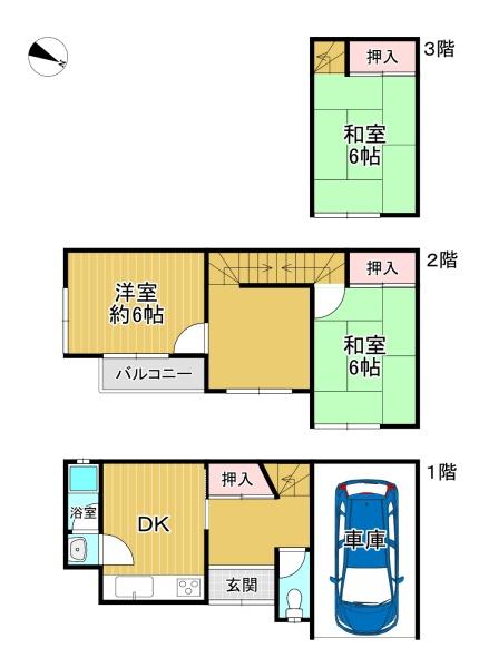 藤井寺市沢田３丁目の中古一戸建