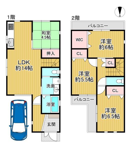 大阪市平野区加美北４丁目の中古一戸建