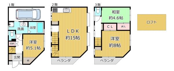 大阪市平野区西脇１丁目の中古一戸建