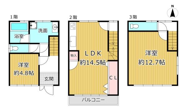 大阪市平野区喜連３丁目の中古一戸建