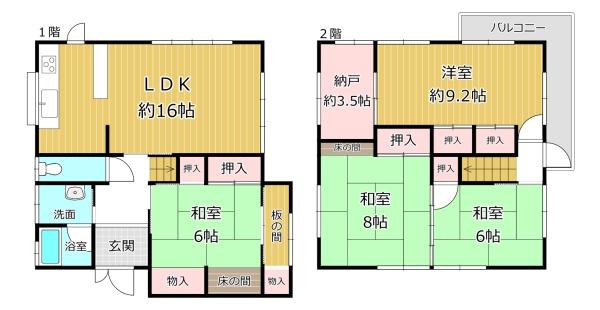 八尾市西山本町７丁目の中古一戸建