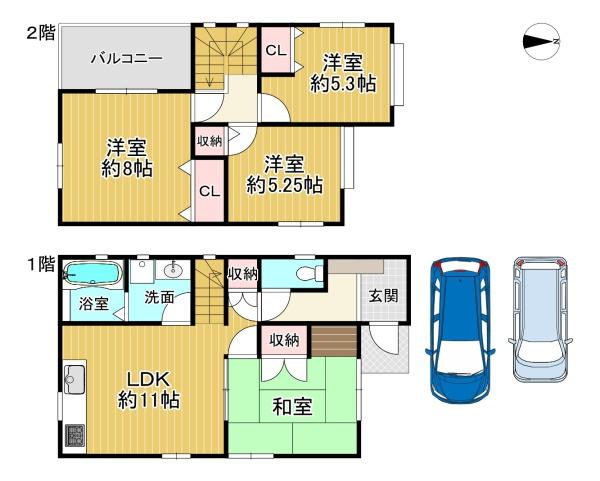 八尾市老原４丁目の中古一戸建て