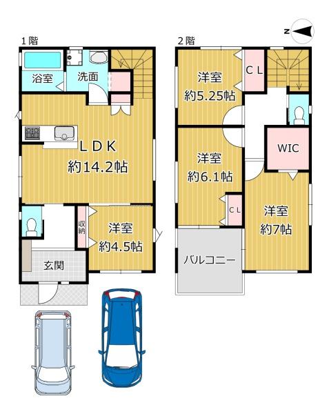 八尾市緑ヶ丘５丁目の新築一戸建