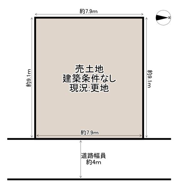 八尾市緑ヶ丘５丁目の売土地