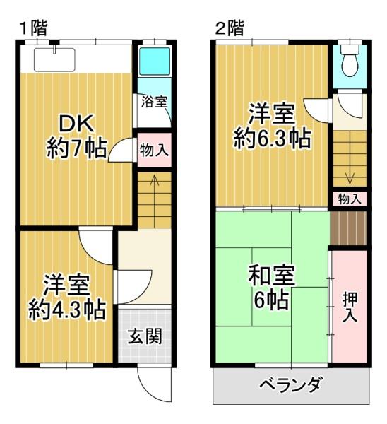 大阪市平野区平野北１丁目の中古一戸建
