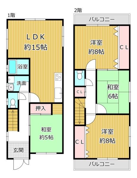 八尾市沼３丁目の中古一戸建て