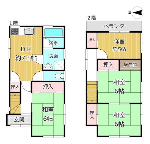 八尾市老原１丁目の中古一戸建て
