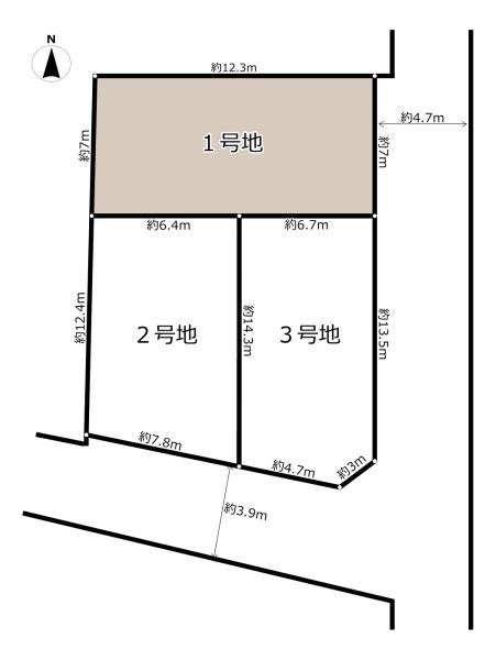 八尾市刑部４丁目の売土地