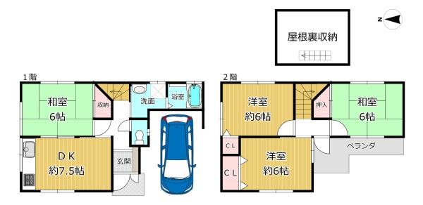 八尾市小畑町１丁目の中古一戸建て