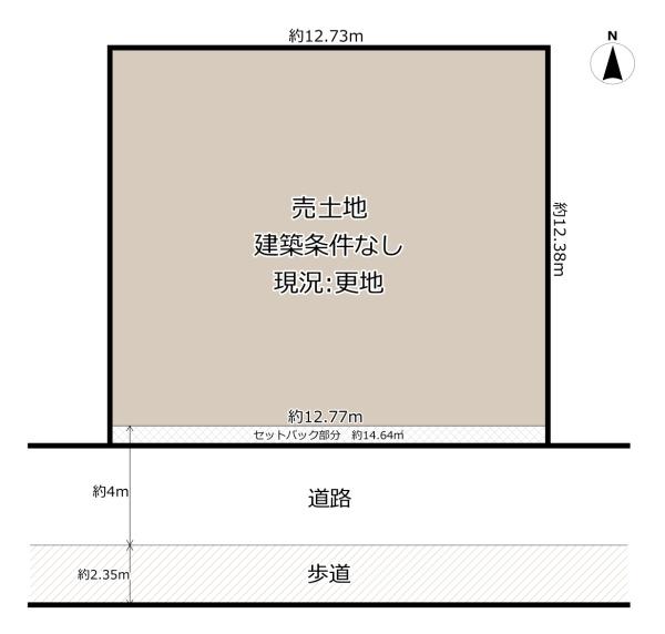 八尾市田井中３丁目の売土地