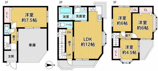 寝屋川市中神田町の中古一戸建て