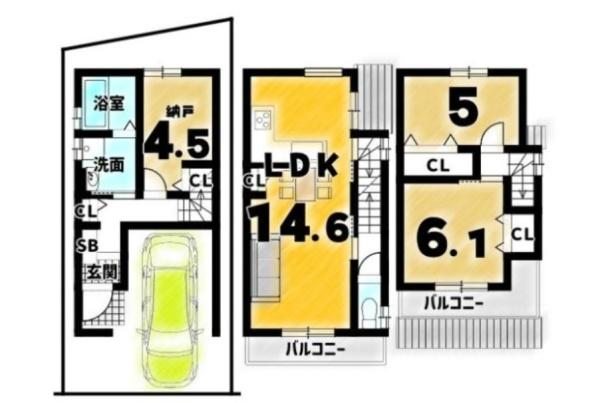 京都市北区紫野北舟岡町の新築一戸建