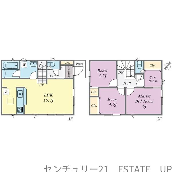 新築戸建て　田上台3丁目　1号棟