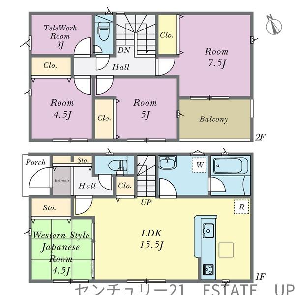 新築戸建て　伊敷1丁目　1号棟