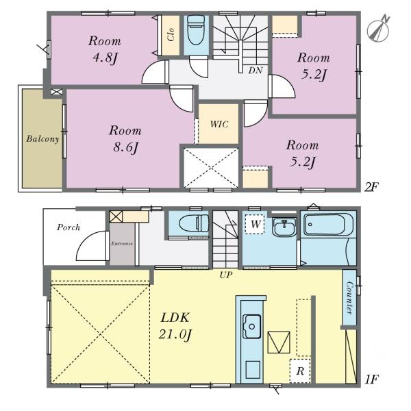 新築戸建て　稲荷町　1号棟