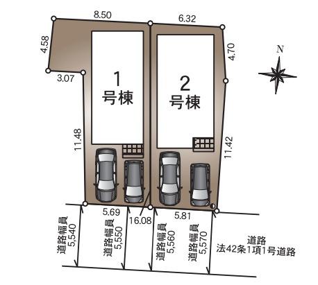 新築戸建て　春日町　1号棟