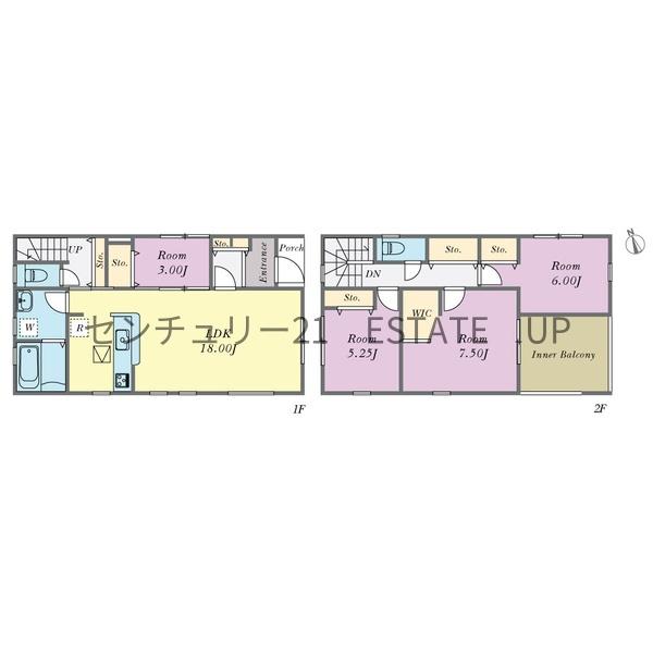 新築戸建て　宇宿6丁目　1号棟