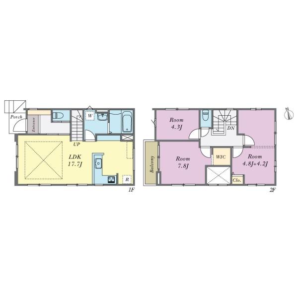 新築戸建て　西伊敷1期　1号棟