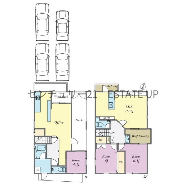 店舗付き住居　下荒田1丁目