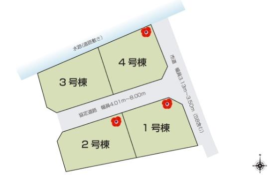 新築戸建　魚見町　2階建て