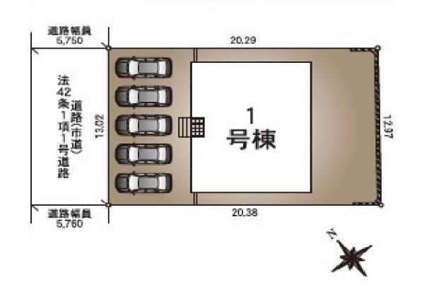 新築戸建 東坂元第2(現地案内図)